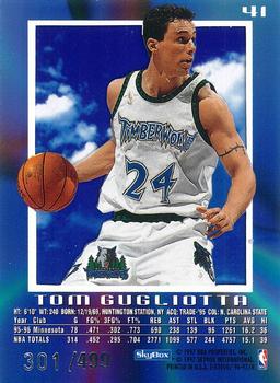 1996-97 E-X2000 - Credentials #41 Tom Gugliotta Back