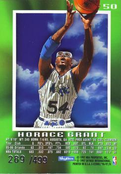 1996-97 E-X2000 - Credentials #50 Horace Grant Back