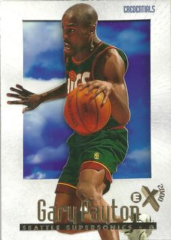 1996-97 E-X2000 - Credentials #68 Gary Payton Front