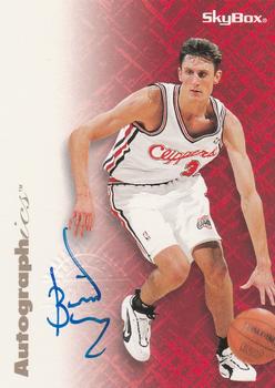 1996-97 SkyBox Premium - Autographics Blue Ink #NNO Brent Barry Front
