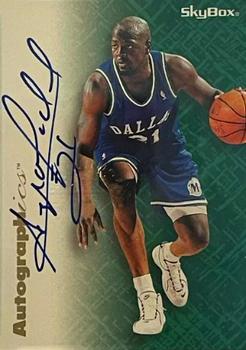 1996-97 SkyBox Premium - Autographics Blue Ink #NNO George McCloud Front