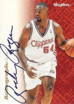 1996-97 SkyBox Premium - Autographics Blue Ink #NNO Rodney Rogers Front