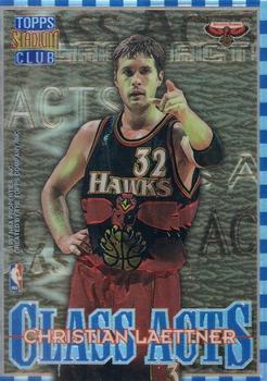 1996-97 Stadium Club - Class Acts Refractors #CA5 Christian Laettner / Grant Hill Front