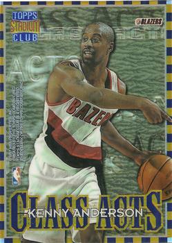 1996-97 Stadium Club - Class Acts Refractors #CA8 Kenny Anderson / Stephon Marbury Front