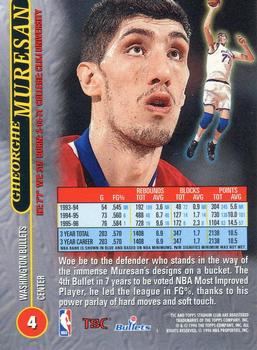 1996-97 Stadium Club - TSC Matrix #4 Gheorghe Muresan Back