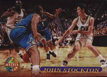 1996-97 Stadium Club - TSC Matrix #32 John Stockton Front