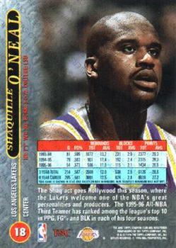 1996-97 Stadium Club - Members Only #18 Shaquille O'Neal Back