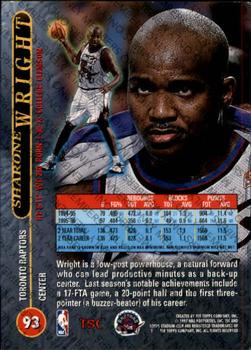 1996-97 Stadium Club - Members Only #93 Sharone Wright Back