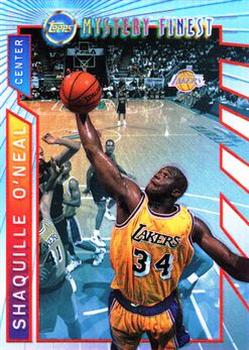 1996-97 Topps - Mystery Finest Borderless Refractor #M12 Shaquille O'Neal Front