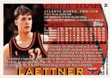 1996-97 Topps - NBA at 50 #2 Christian Laettner Back