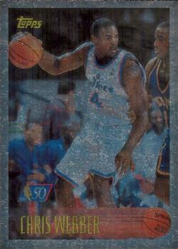 1996-97 Topps - NBA at 50 #4 Chris Webber Front