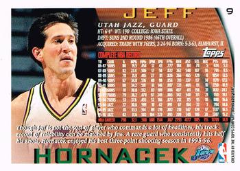 1996-97 Topps - NBA at 50 #9 Jeff Hornacek Back