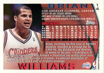 1996-97 Topps - NBA at 50 #14 Brian Williams Back