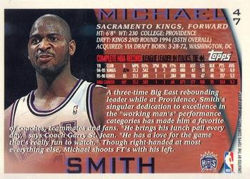 1996-97 Topps - NBA at 50 #47 Michael Smith Back