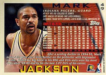1996-97 Topps - NBA at 50 #49 Mark Jackson Back