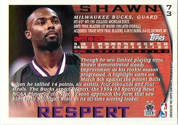 1996-97 Topps - NBA at 50 #73 Shawn Respert Back