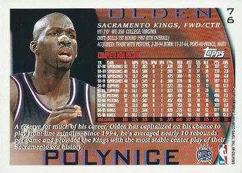 1996-97 Topps - NBA at 50 #76 Olden Polynice Back