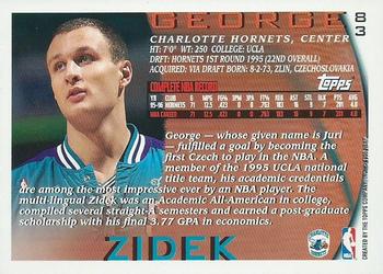 1996-97 Topps - NBA at 50 #83 George Zidek Back