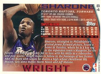1996-97 Topps - NBA at 50 #84 Sharone Wright Back