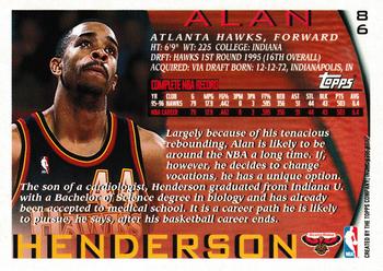 1996-97 Topps - NBA at 50 #86 Alan Henderson Back