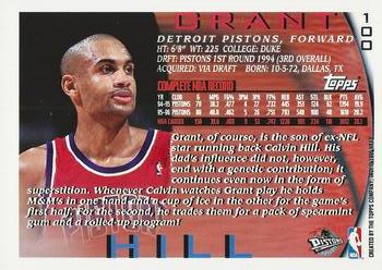 1996-97 Topps - NBA at 50 #100 Grant Hill Back