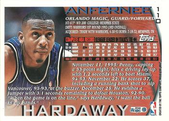 1996-97 Topps - NBA at 50 #110 Anfernee Hardaway Back