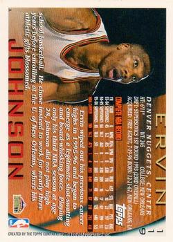 1996-97 Topps - NBA at 50 #119 Ervin Johnson Back