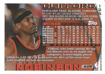 1996-97 Topps - NBA at 50 #125 Clifford Robinson Back