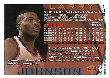1996-97 Topps - NBA at 50 #149 Larry Johnson Back