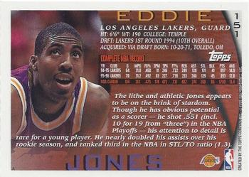 1996-97 Topps - NBA at 50 #151 Eddie Jones Back