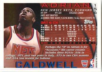 1996-97 Topps - NBA at 50 #156 Adrian Caldwell Back