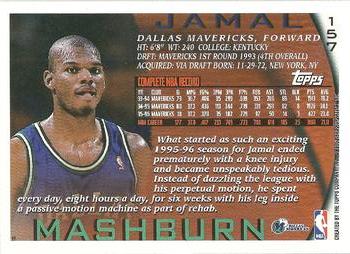 1996-97 Topps - NBA at 50 #157 Jamal Mashburn Back