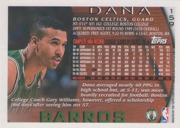 1996-97 Topps - NBA at 50 #159 Dana Barros Back