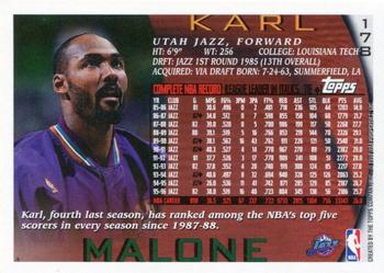 1996-97 Topps - NBA at 50 #178 Karl Malone Back