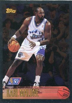1996-97 Topps - NBA at 50 #178 Karl Malone Front