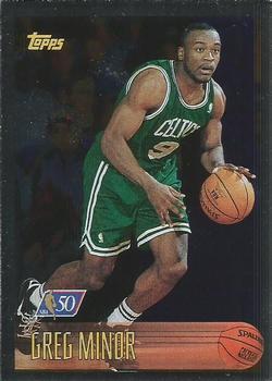 1996-97 Topps - NBA at 50 #215 Greg Minor Front