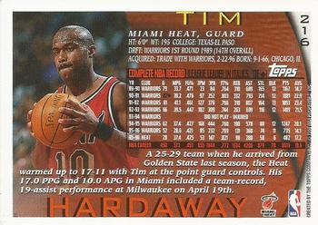 1996-97 Topps - NBA at 50 #216 Tim Hardaway Back