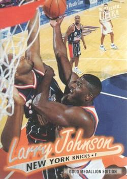 1996-97 Ultra - Gold Medallion #G-221 Larry Johnson Front