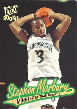 1996-97 Ultra - Gold Medallion #G-66 Stephon Marbury Front