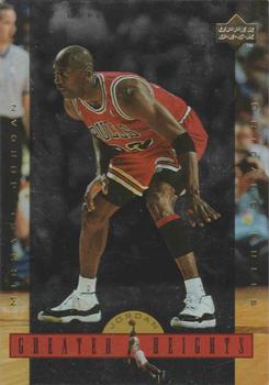 1996 Upper Deck Michael Jordan Greater Heights 3x5 #GH4 Michael Jordan Front