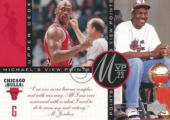 1996 Upper Deck Michael Jordan Michael's Viewpoints 3x5 #VP10 Michael Jordan Front