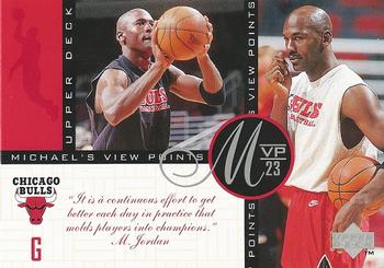 1996 Upper Deck Michael Jordan Michael's Viewpoints 3x5 #VP1 Michael Jordan Front
