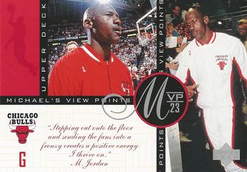 1996 Upper Deck Michael Jordan Michael's Viewpoints 3x5 #VP2 Michael Jordan Front