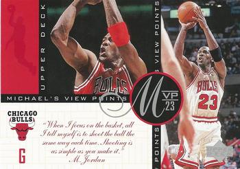 1996 Upper Deck Michael Jordan Michael's Viewpoints 3x5 #VP3 Michael Jordan Front