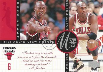 1996 Upper Deck Michael Jordan Michael's Viewpoints 3x5 #VP4 Michael Jordan Front