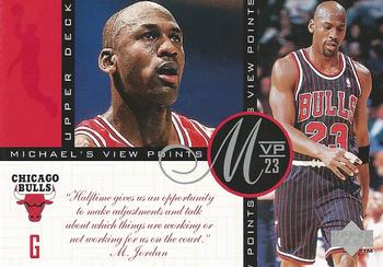 1996 Upper Deck Michael Jordan Michael's Viewpoints 3x5 #VP6 Michael Jordan Front