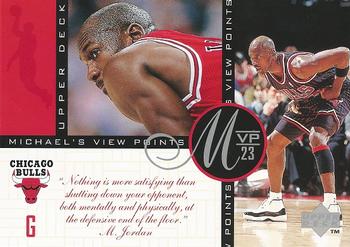 1996 Upper Deck Michael Jordan Michael's Viewpoints 3x5 #VP8 Michael Jordan Front