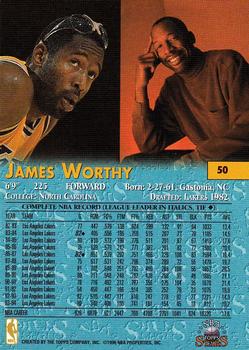 1996-97 Topps Stars #50 James Worthy Back
