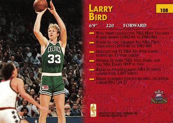 1996-97 Topps Stars #108 Larry Bird Back
