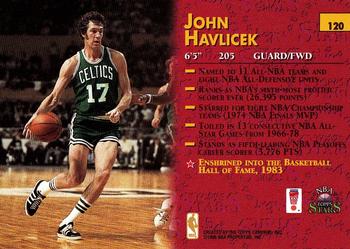 1996-97 Topps Stars #120 John Havlicek Back